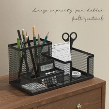 Metal Mesh Desk Organiser