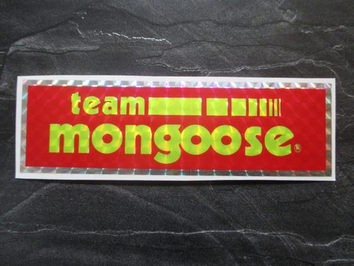 Mongoose bmx sticker - mongoose, old
