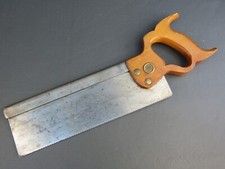 Vintage steel backed tenon - steel,