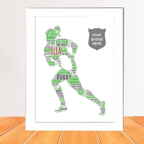 Personalized women rugby - women, word