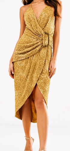 New asos sequin drape - new, midi