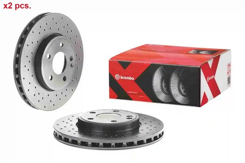 Pcs front brake disc rotors - pcs,