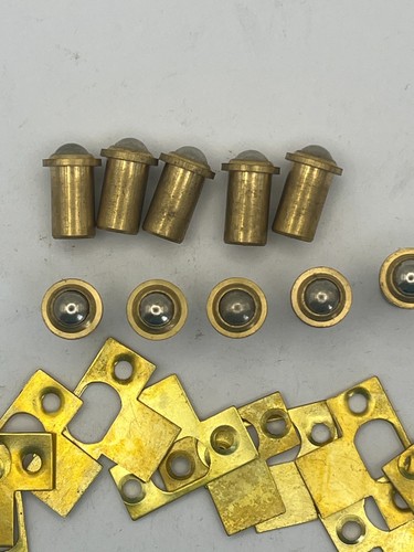 Brass ball catch 9mm pack - brass,