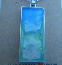 Hand made  resin necklace