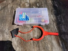 Shakespeare Tackle Box Course Match Fishing Starter Kit Storage Box + Catapult 