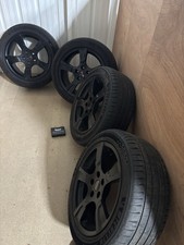 VW TRANSPORTER T5  SPORTLINE Genuine  Alloy Wheels 18" with Genuine Centre Caps 