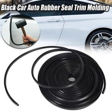 10M Black Car Door Boot Edge Protector Strip Trim Rubber U Shape Guard Seal NEW