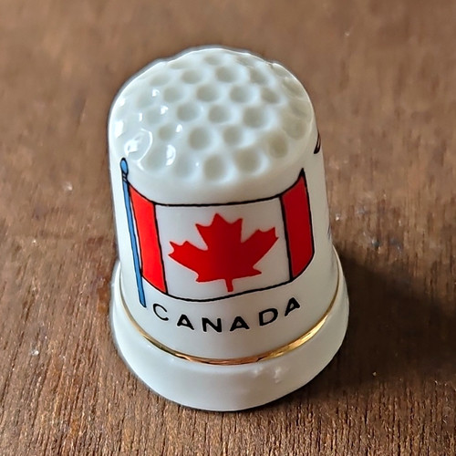 China porcelain sewing thimble - china/porcelain,