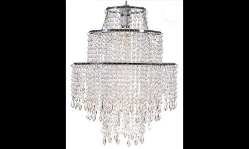Giggi tier clear chandelier - giggi,