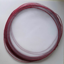 60 White Tulle Circles with a