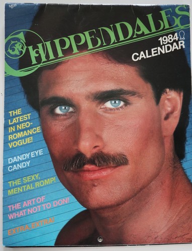 Chippendales 1984 calendar - chippendales,
