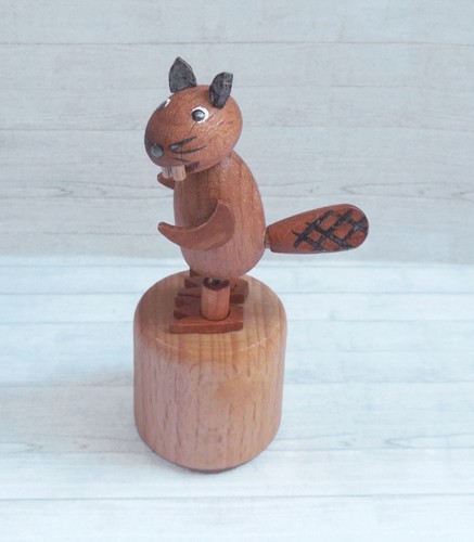 Unusual hand crafted beaver - hand,
