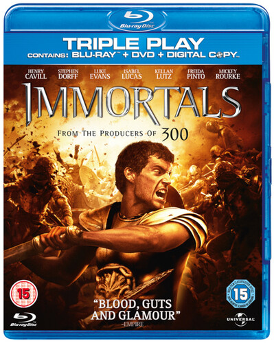 Immortals blu ray - immortals, blu-ray