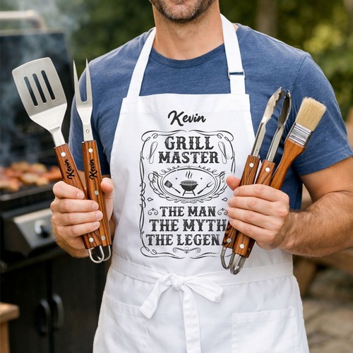 Personalised bbq utensils - personalised,