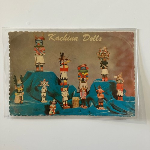 Postcard hopi indian - indian, kachina