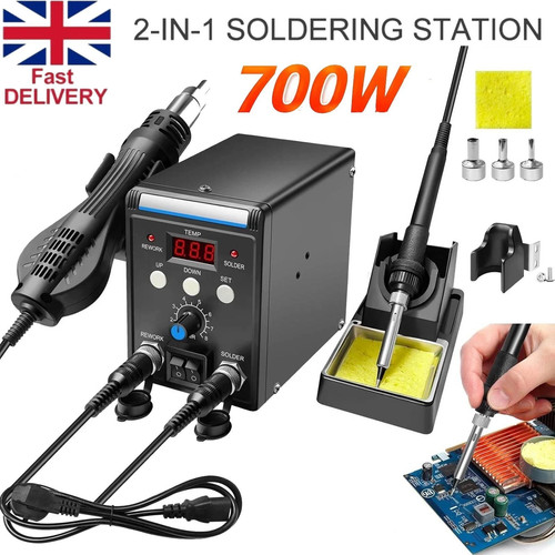 Soldering iron station hot - station, air