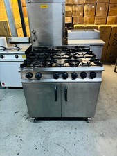 MOORWOOD VULCAN GAS 6 BURNER COOKER CATERING OVEN RANGE