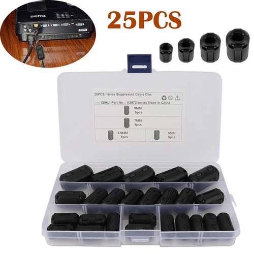 25x clip ferrite core ring - on,