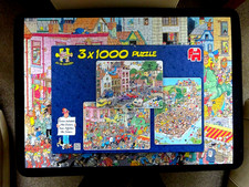 3 x  1000 PIECE  JAN  VAN HAASTEREN   JiGSAW   PUZZLES  (TRIPLE PACK)