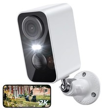 2K Security Camera Battery Operated Smart House Home CCTV Systems Night Vision
