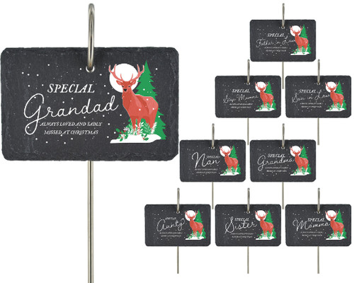 Christmas grave stick stag - christmas,