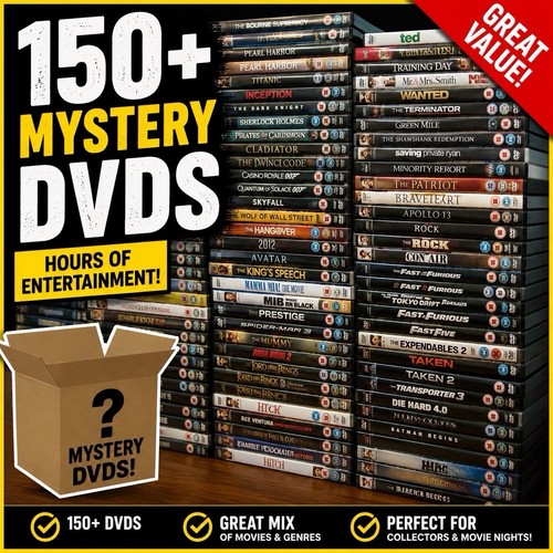 150 mystery dvds huge - –,