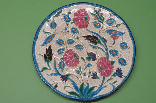 Longwy iznik rare cloisonné - longwy,