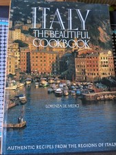 Italy The Beautiful Cookbook Lorenza De' Medici Hardback 1988 Italian recipes uk