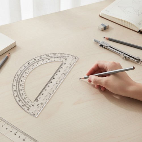 Piece geometry math set - 2-piece,