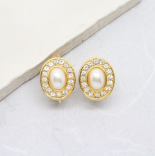 Vintage Signed Napier Pearl &
