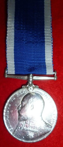 Royal navy long service medal - navy,