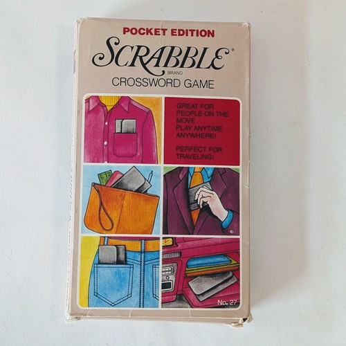 1978 game pocket scrabble - game,