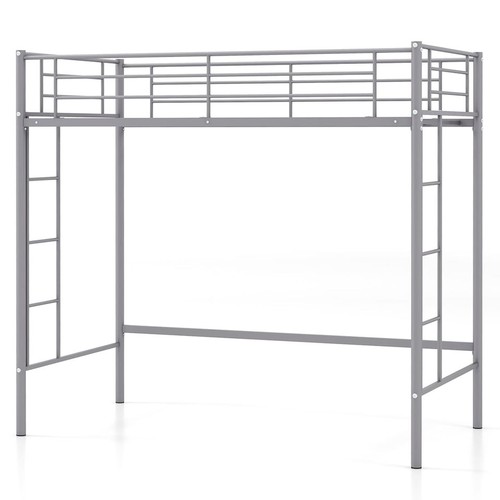 Silver metal modern - silver, bed