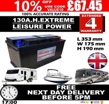 12v 130ah deep cycle leisure - 130ah,