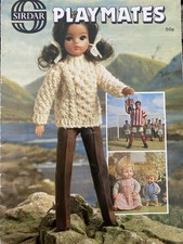 Playmates Sirdar Pattern Book 121  Sindy Action Man Baby Doll Clothes to Knit