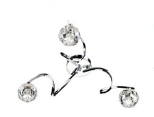 Dar Lighting Babylon Satin Chrome, Crystal Shade, BAB5350 RRP £69