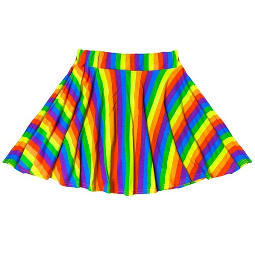 Kids girls rainbow skater - rainbow,