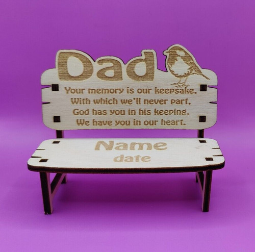 Dad memorial graveside plaque - ,