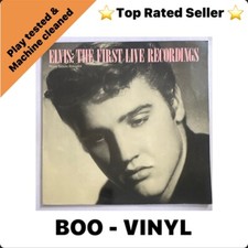 Elvis Presley - The First Live Recordings Vinyl LP Album  1984 PG89387  EX / VG+