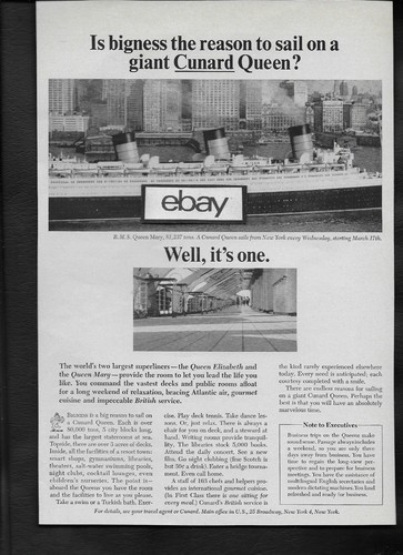 Cunard line 1965 biggest a - cunard,