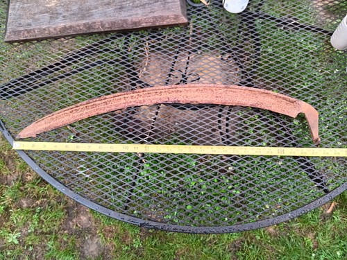 Vintage large farming scythe - vintage,