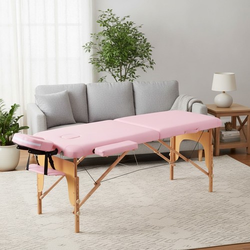 Portable massage bed pink - portable,