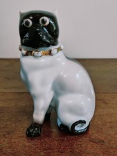 Antique Porcelain Pug Dog Figurine
