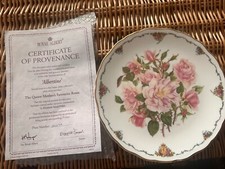 Vintage Royal Albert Bone China 'Albertine’ Plate Queen Mothers Favourite Roses