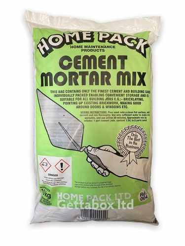 Home pack mortar - mortar, cement