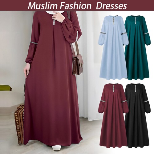 Stylish muslim sequin dress - muslim,