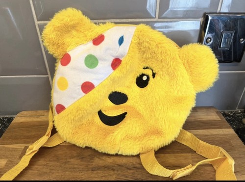 Pudsey bear plush backpack - bear, bbc