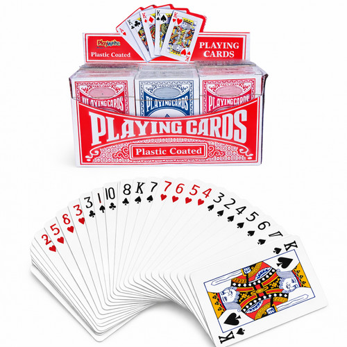 Pack playing cards - 12,