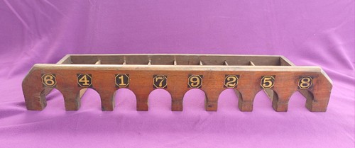 Antique table top rolling ball - table,