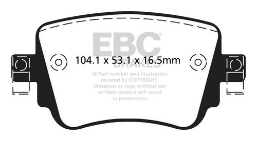 Ebc dp22201 brake pad - set, disc